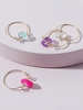 4Pcs Natural Stone Ring Set