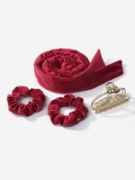 4Pcs No Heating Bow Headband Sleep Curling Artifact