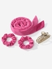 4Pcs No Heating Bow Headband Sleep Curling Artifact