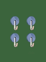 4Pcs Wall-mounted Seamless Sticky Hooks