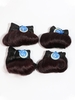 4Pcs Wavy Human Hair Weaves