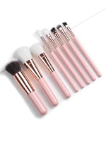 8 PCS Multifunction Make Up Brush Set With 2 PCS Make Up Sponge