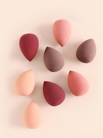 8PCS Droplet Makeup Egg Set Beauty Tool