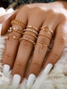 8Pcs Minimalist Finger Rings