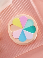 8Pcs Petal Shape Colorful Makeup Sponge