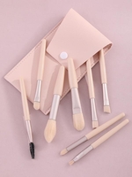8Pcs Portable Makeup Brushes with Bag