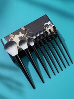 9Pcs Gradient Hair Multi-function Makeup Brush