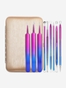 9Pcs Ombre Color Stainless Steel Double Head Acne Needles Set