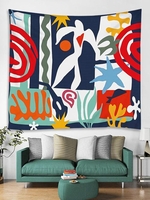 Abstract Print Wall Handing Tapestry