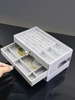 Acrylic Jewelry Organizer Box with 3 Drawers
