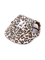 Adjustable Pet Baseball Cap with Ear Holes