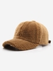 Adjustable Teddy Fur Baseball Cap