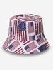 American Flag Star Stripes Bucket Hat