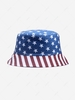 American Flay Star Stripes Bucket Hat
