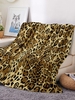 Animal Leopard Pattern Bedroom Sofa Blanket