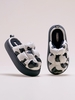 Animal Pattern Fleece Lined Thick Bottom Puffer Slippers