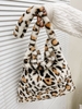 Animal Pattern Fluffy Faux Fur Shoulder Bag