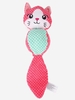 Animal Shape Pet Plush Cleaning Teeth Bite Sound Toy