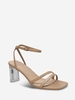 Ankle Strap Transparent High Heel Sandals