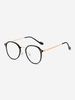 Anti Blue-ray Can Match Myopia Round Frame Glasses