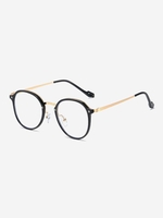 Anti Blue-ray Can Match Myopia Round Frame Glasses