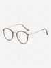 Anti Blue-ray Can Match Myopia Round Frame Glasses