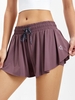 Anti-glare and Quick Dry Double Layer Skorts L Purple