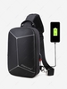 Anti-theft Lock Chest Bag with USB Charging Port