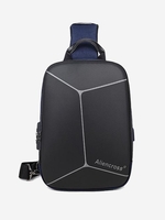 Anti-theft Lock Chest Bag with USB Charging Port