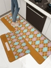 Argyle Pattern Kitchen Floor Mat