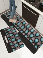 Argyle Pattern Kitchen Floor Mat