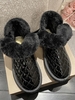 Argyle Textured Waterproof Fleece-lined Snow Boots