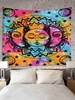 Astrology Sun and Moon Graphic Tapestry