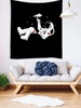 Astronaut Plane Pattern Wall Hanging Tapestry