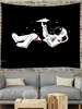 Astronaut Plane Pattern Wall Hanging Tapestry
