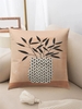 Bamboo Leaves Pattern Plush Pillowcase
