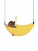 Banana Shape Hamster Pet Bed