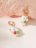 Baroque Style Irregular Faux Pearl Pendant Earrings