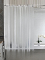 Bath Semi Clear Waterproof Shower Curtain