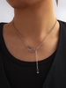 Bead Chain Pendant Interlocking Necklace