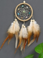 Bead Decor Feather Fringe Car Hanging Dreamcatcher