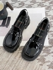 Beading Detail Platform Loafers