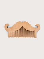 Beard Shape Wooden Beard Comb