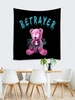 BETRAYER Bear Pattern Wall Hanging Tapestry