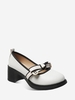 Bowknot Decor Chunky Heel Loafers