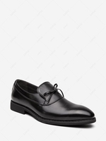 Bowknot Decor Slip On Business Shoes