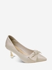 Bowknot Decor Solid Color Pumps