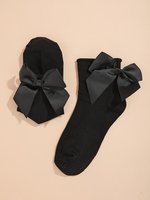 Bowknot Decorated Ankle Socks