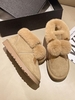Bowknot Pom Pom Ball Fleece Lined Snow Boots
