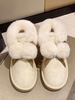 Bowknot Pom Pom Ball Fleece Lined Snow Boots